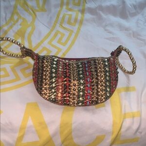 Multicolor Beaded Women's Bag